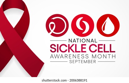 Sickle Cell Disease Awareness Month Observed Stock Vector (Royalty Free ...