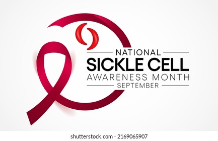 Sickle Cell Disease Awareness Month Observed Stock Vector (Royalty Free ...