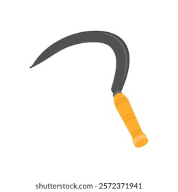 Sickle Flat Icon, Vector illustration