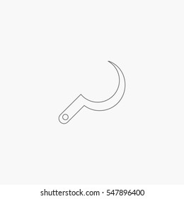 sickle icon design