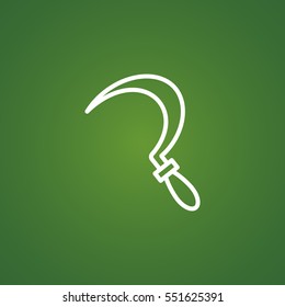  Sickle Icon Flat.