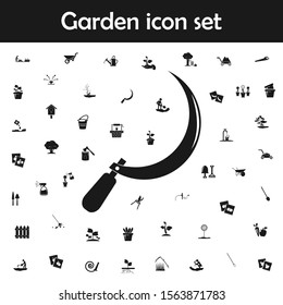 Sickle icon. Garden icons universal set for web and mobile