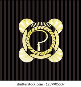 sickle icon inside shiny badge
