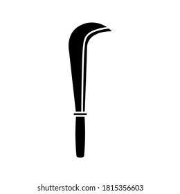 Icono de la seda sobre fondo blanco. ilustración vectorial