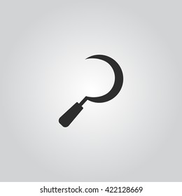 Sickle icon vector