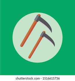 sickle icon vector design illustration 