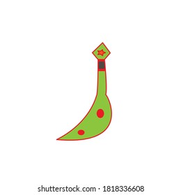 ilustración de diseño vectorial de icono de la hoz
