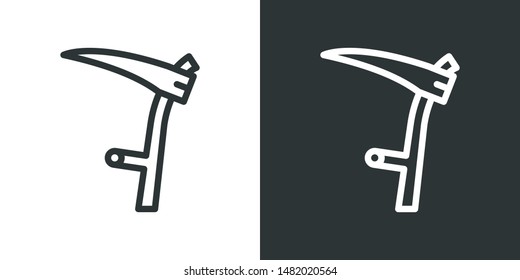 Sickle Illustration SIgn Icon Vector