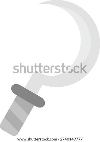 Sickle Line vector Icon Design