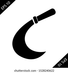 sickle logo is a simple logo, compatible for any company.
