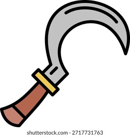 Sichelneues kreatives Vektorsymbol-Design