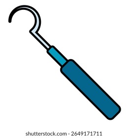 Sickle Probe preencheu contorno isolado no branco