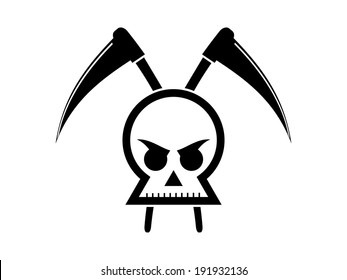 Sickle and Skull Insignia.