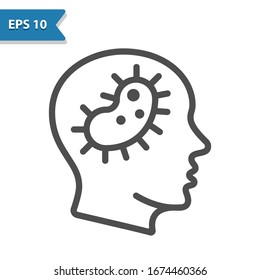 Sickness Icon. Professional, pixel perfect icon, EPS 10 format.