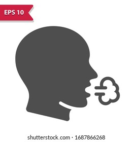 Icono de enfermedad. Icono profesional, perfecto píxel, formato EPS 10.