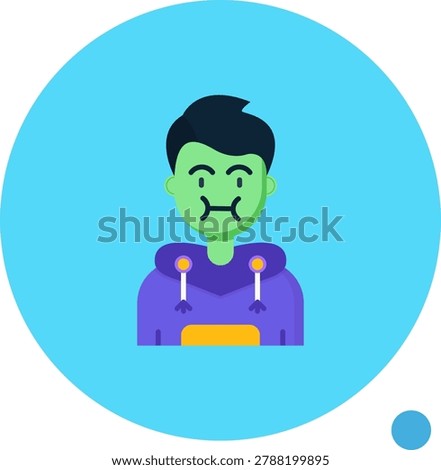 Sickness vector Icon Design Illustration