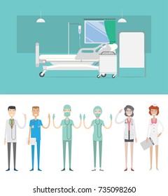 Sickroom Background and Character Concept