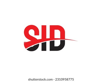 SID Letter Initial Logo Design Vector Illustration