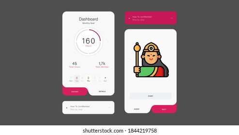 siddhidhatri  illustration above the event template