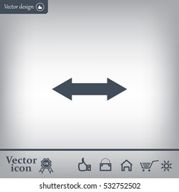 side arrow illustration icon