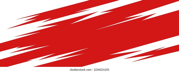 Side body graphic sticker. Abstract racing design concept. Car decal wrap design for motorcycle, boat, truck, car, boat and more.
