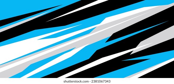 Side body graphic sticker hand drawn. Abstract racing design concept. Car decal wrap design for motorcycle, boat, truck, car, boat and more.