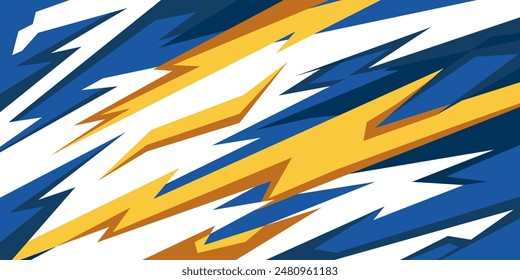 Side body hand drawn graphic sticker abstract racing design concept. Car decal wrap design for motorcycle, boat, truck, car, boat and more.