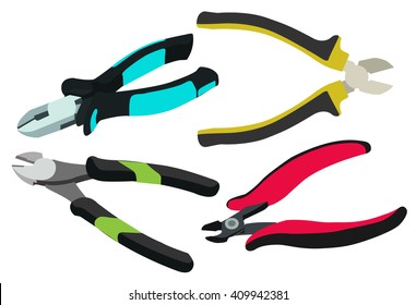 side cutters Electrical Cutting Pliers. Hand tools. Pliers tool. Side cutter tool. Cutter. Hand tool side cutter. Electrical cutting tool. Side cutters. Pliers hand tools. 