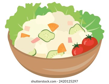 Side dish
Potato salad_Small bowl