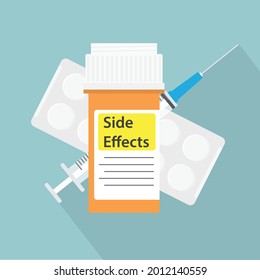 Side Effect Medical Concept- Vector Illustration