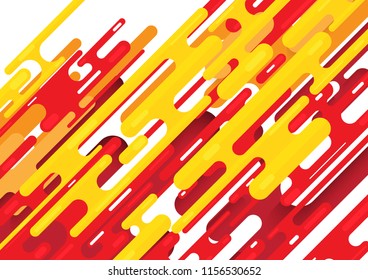 Side Flow Geometric Liquid Shape Red tone Abstract Background