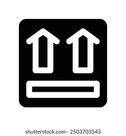 Icono de glifo de Vector para su Sitio web, móvil, presentación y diseño de logotipo.