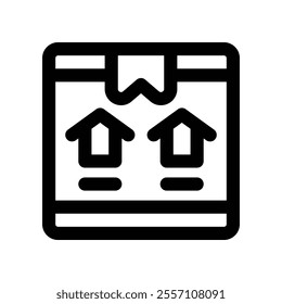 side up icon. vector line icon for your website, mobile, presentation, and logo design.