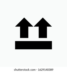 
Side Up Icon Vector Sign & Symbol.