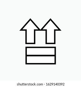 
Side Up Icon Vector Sign & Symbol.