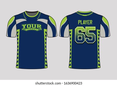 Side insert matching sleeves design neon lime shirt