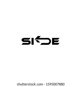 side logo design and illustration
