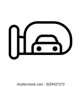 side mirror icon illustration vector graphic