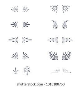 Side Ornaments-Victorian Set