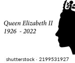side profile of Queen Elizabeth