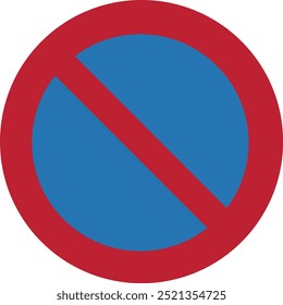 Side road junction, traffic sign, vector illustration. Red road sign on white background