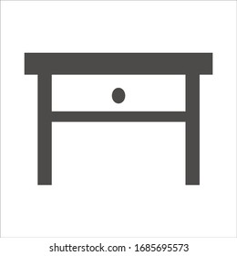 Tabla lateral o tabla final con un único icono de cajón