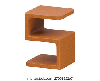 ícone da tabela lateral renderização de ilustração 3d