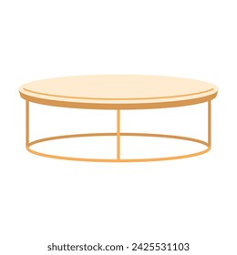 Side Table Symbol Home Dekor Vektor-Illustration