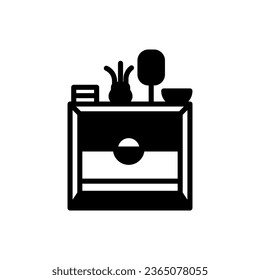 Side Table icon in vector. Logotype