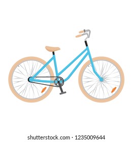 Side view of a bike