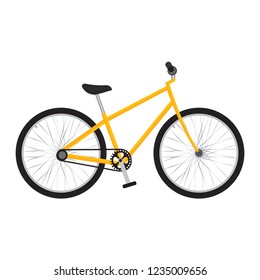 Side view of a bike