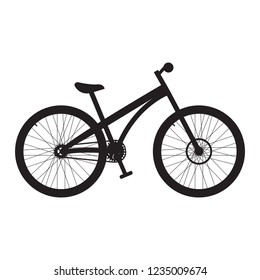 Side view of a bike
