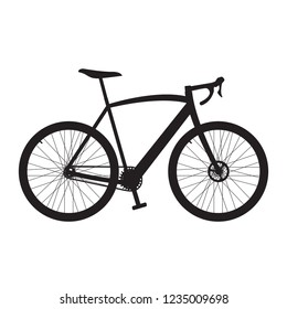Side view of a bike