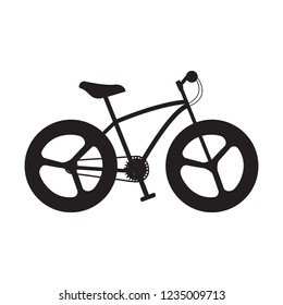 Side view of a bike